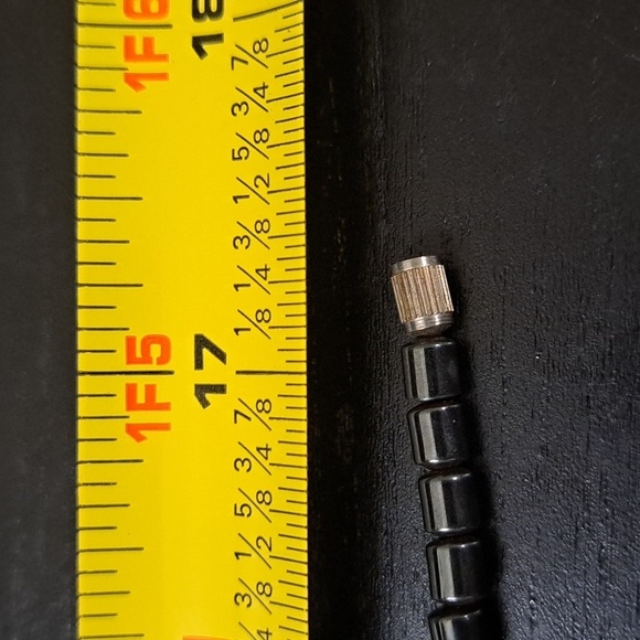 Hematite Dolphin Necklace with Barrel Closure - Picture 6 of 7